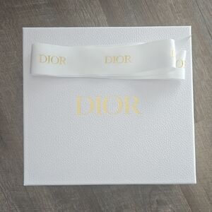 Dior White Box with Gold Accents